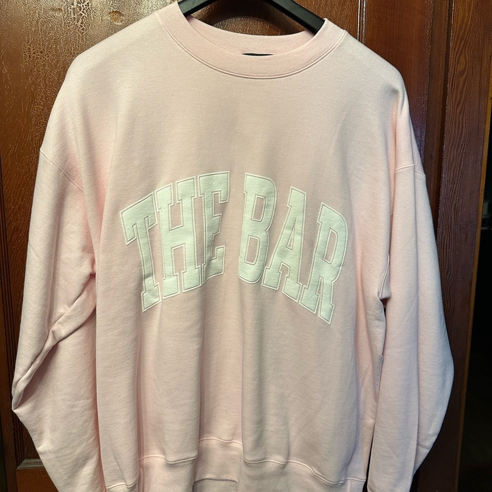 The Bar Varsity Crewneck - Blush